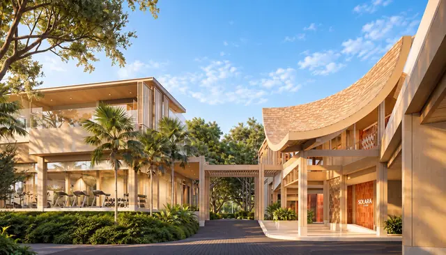 Around the resort