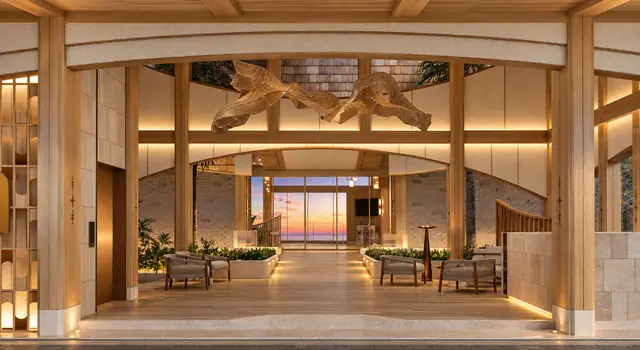 Arrival and lobby