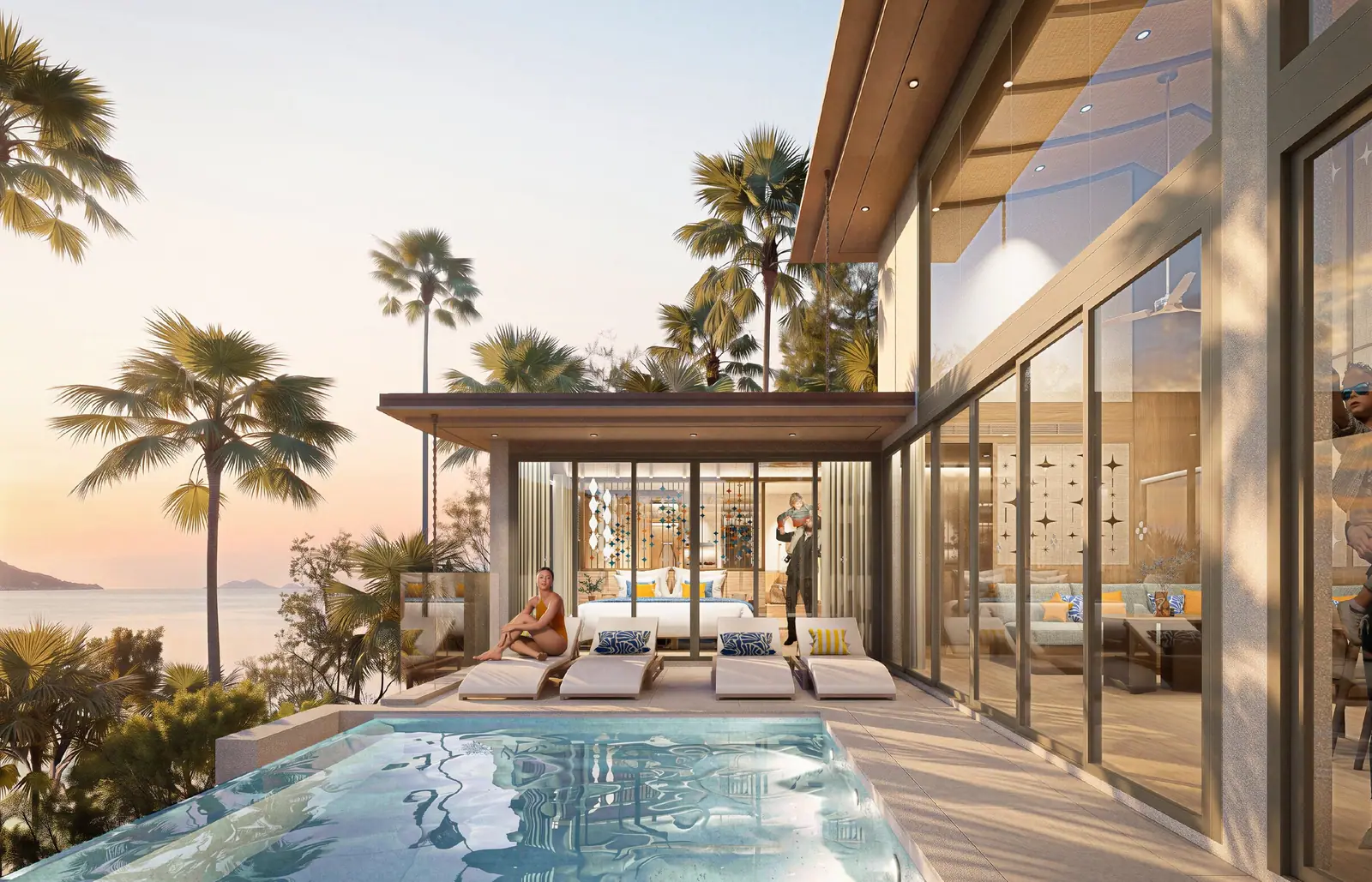 Seaview 2-Bedroom Duplex Pool Villa